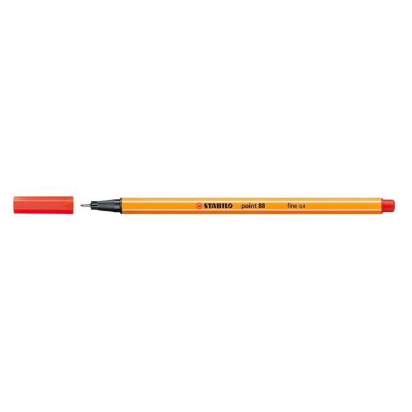 FINELINER POINT 88 ROSSO CHIARO 0,4MM STABILO 81716