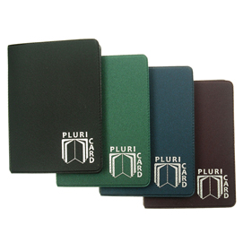 PORTACARD A LIBRO - 14 SCOMPARTI - IN PVC GOMMATO 880 - ALPLAST - CONF. 24 PEZZI 94722