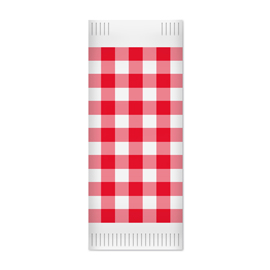 PORTA POSATE TISSUE DECORATI - FANTASIA SNACK - FATO - CONF. 1000 PEZZI 96628