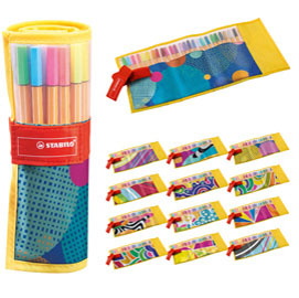 ROTOLO STABILO POINT 88 25PZ.+astuccio 93345