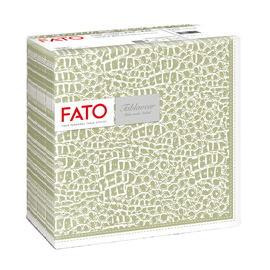TOVAGLIOLOTABLEWEAR - LINEA CROC SKIN - 40 X 40 CM - SALVIA - FATO - CONF. 50 PEZZI 96625