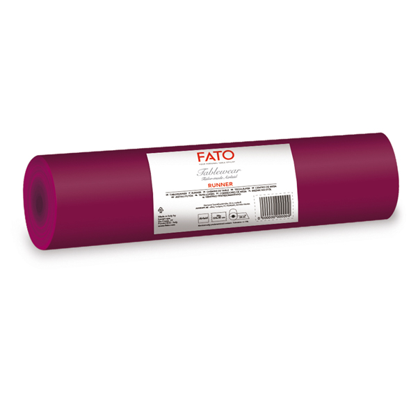 RUNNER LINEA AIRLAID - 0,40X24 MT - BORDEAUX - FATO 91361