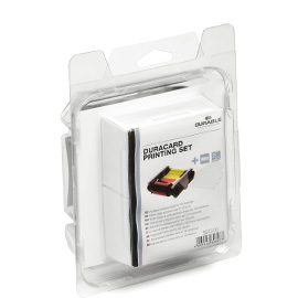 KIT DI STAMPA PER STAMPANTE DURACARD ID 300 (NASTRO A COLORI + 100 TESSERE) - DURABLE 74522