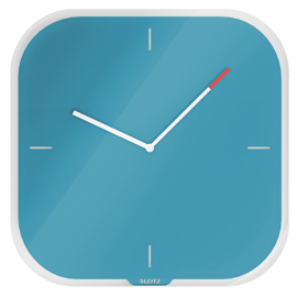 OROLOGIO COSY - DA PARETE - SILENZIOSO - IN VETRO - BLU - LEITZ 95282