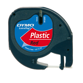 NASTRO DYMO LETRATAG COSMIC RED PLASTIC 27938