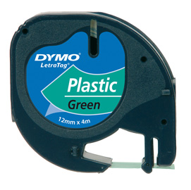 NASTRO DYMO LETRATAG ACID GREEN PLASTIC 27939
