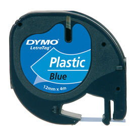 NASTRO DYMO LETRATAG ULTRA BLUE PLASTIC 27940