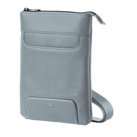 CITY BAG PICCOLA GATE TRENDED - 20 X 26 X 2 CM - ECOPELLE - AZZURRO - INTEMPO 96390