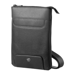 CITY BAG PICCOLA GATE TRENDED - 20 X 26 X 2 CM - ECOPELLE - NERO - INTEMPO 96391