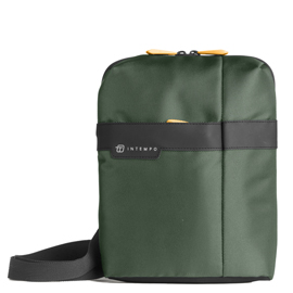 TRACOLLA CITY BAG JOB - 21 X 28 X 6 CM - TESSUTO TECNICO - VERDE - IN TEMPO 99197