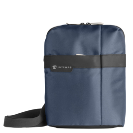 TRACOLLA CITY BAG JOB - 21 X 28 X 6 CM - TESSUTO TECNICO - BLU - IN TEMPO 99198