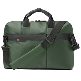 BORSA OFFICE BAG JOB SLIM - 43 X 33 X 10 CM - TESSUTO TECNICO - VERDE - IN TEMPO 99200