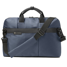 BORSA OFFICE BAG JOB SLIM - 43 X 33 X 10 CM - TESSUTO TECNICO - BLU - IN TEMPO 99201