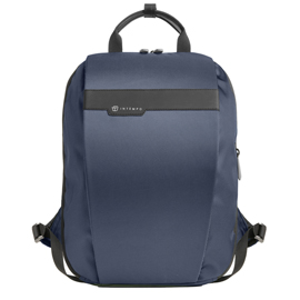 ZAINO A GUSCIO JOB - 29 X 3 X 13 CM - TESSUTO TECNICO - BLU - IN TEMPO 99210
