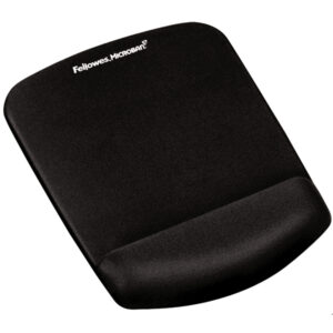 MOUSEPAD CON POGGIAPOLSI IN FOAMFUSION MICROBAN PLUSTOUCH - NERO - FELLOWES 91886