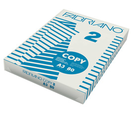 CARTA COPY 2 - A3 - 80 GR - BIANCO - FABRIANO - CONF. 500 FOGLI 34925