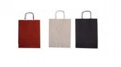 SHOPPER f.to 16X7X21,5 18x8x24 IN CARTA AVANA SEALING 77524