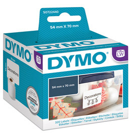 ETICHETTE DYMO LW 70X54 DISCHETTI-BADGE SANFORD 27800