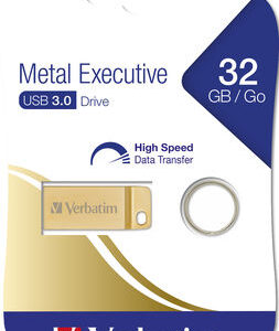VERBATIM - USB 3.0 METAL EXECUTIVE DRIVE - ORO - 99105 - 32GB VERB99105