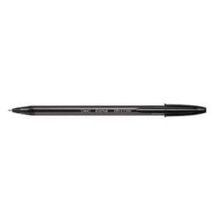 PENNA A SFERA CON CAPPUCCIO CRISTAL  EXACT - PUNTA 0,7 MM - NERO - BIC - SCATOLA 20 PEZZI 89176