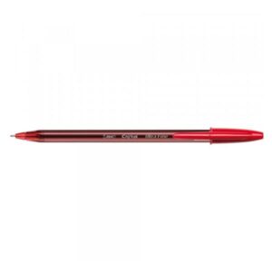 PENNA A SFERA CON CAPPUCCIO CRISTAL  EXACT - PUNTA 0,7 MM - ROSSO - BIC - SCATOLA 20 PEZZI 89178