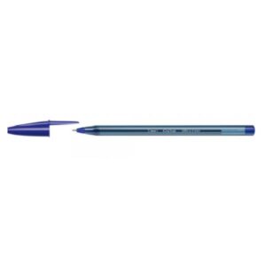 PENNA A SFERA CON CAPPUCCIO CRISTAL  EXACT - PUNTA 0,7 MM - BLU - BIC - SCATOLA 20 PEZZI 89177