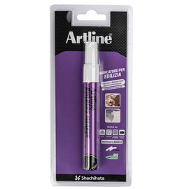 MARCATORE PERMANENTE SPECIALE PER EDILIZIA P. TONDA 2,3MM BIANCO ARTLINE 101131