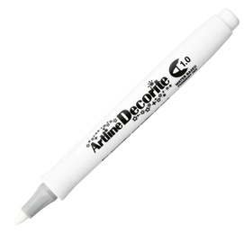 MARCATORE DECORITE - PUNTA TONDA - 1.0 MM - BIANCO - ARTLINE 94004