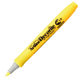 MARCATORE DECORITE - PUNTA TONDA - 1.0 MM - GIALLO - ARTLINE 94005