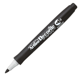 MARCATORE DECORITE - PUNTA TONDA - 1.0 MM - NERO - ARTLINE 94006