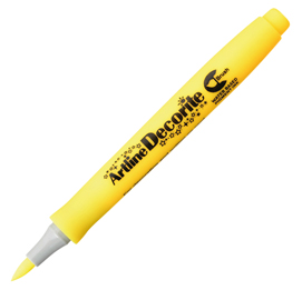 MARCATORE DECORITE - PUNTA PENNELLO - GIALLO - ARTLINE 94011