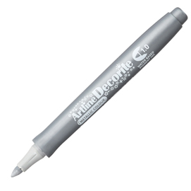 MARCATORE DECORITE - PUNTA TONDA - 1.0 MM - ARGENTO - ARTLINE 94008