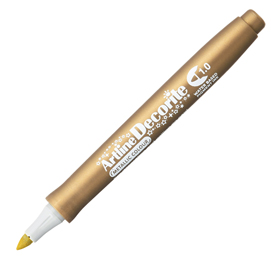 MARCATORE DECORITE - PUNTA TONDA - 1.0 MM - ORO - ARTLINE 94009