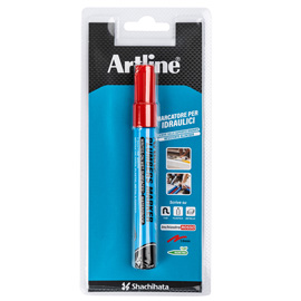 MARCATORE PERMANENTE SPECIALE PER IDRAULICA ARTLINE PUNTA 1,5MM TONDA ROSSO 101129