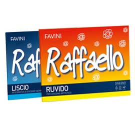 ALBUM RAFFAELLO - 24X33CM - 100GR - 20 FOGLI - LISCIO - FAVINI 49999