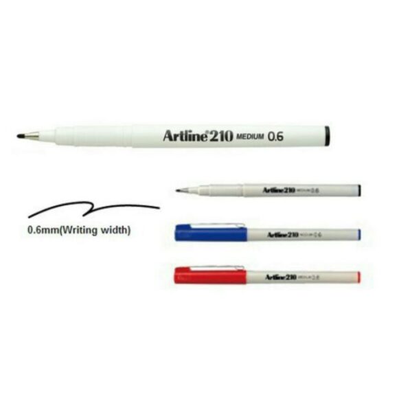 PENNARELLO ARTLINE 210 ROSSO 0,6mm
