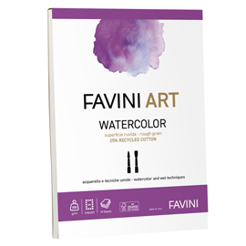 ALBUM COLLATO WATERCOLOR - A5 - 300 GR - 10 FOGLI - FAVINI ART 100781