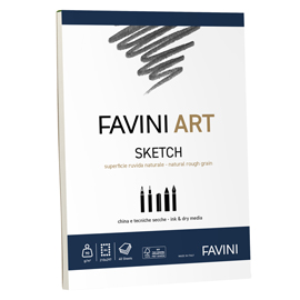 ALBUM COLLATO SKETCH FAVINI ART 40FG 90GR/M2 F.TO A4 100787