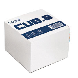 BLOCCO CUBO COLLATO BIANCOTUTTO Q5 FAVINI 47905