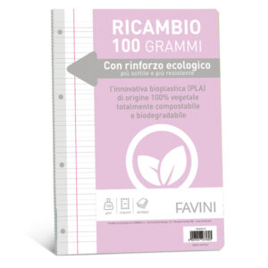 RICAMBI C-RINFORZO ECOLOGICO - A4 - 100 GR - 40 FG - RIGO DI 1A - FAVINI 90734