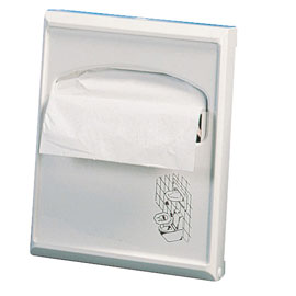 DISPENSER PER CARTA COPRIWATER MINI - 23X5,5X29,5 CM - BIANCO - MAR PLAST 61096