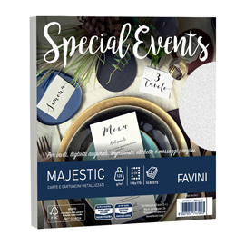 BUSTA SPECIAL EVENTS - 170 X 170 MM - 120 GR - BIANCO - FAVINI - CONF. 10 BUSTE 100439