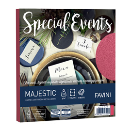 BUSTA SPECIAL EVENTS - 170 X 170 MM - 120 GR - ROSSO - FAVINI - CONF. 10 BUSTE 100445