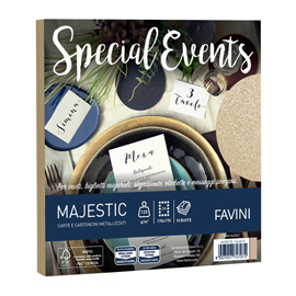 BUSTA SPECIAL EVENTS - 170 X 170 MM - 120 GR - SABBIA - FAVINI - CONF. 10 BUSTE 100446