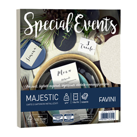 BUSTA SPECIAL EVENTS - 170 X 170 MM - 120 GR - CREMA - FAVINI - CONF. 10 BUSTE 100440