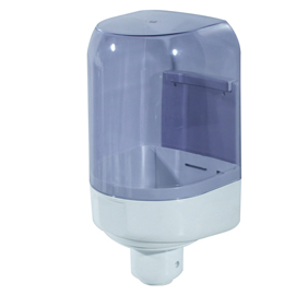 DISPENSER ASCIUGAMANI A SPIRALE PRESTIGE - 16,6X18,5X29,3 CM - FORMATO MINI - BIANCO-AZZURRO TRASPARENTE - MAR PLAST 64274