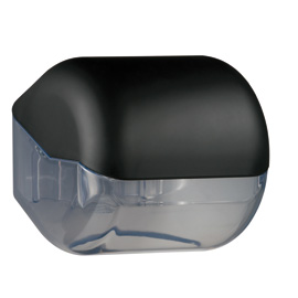 DISPENSER SOFT TOUCH DI CARTA IGIENICA - 15X14,8X14 CM - PLASTICA - NERO - MAR PLAST 67396