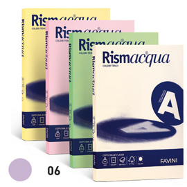 CARTA RISMACQUA SMALL - A4 - 200 GR - LILLA 06 - FAVINI - CONF. 50 FOGLI 50598