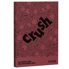 CARTA CRUSH - A4 - 250 GR - CILIEGIA - FAVINI - CONF. 50 FOGLI 100428
