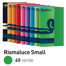 CARTA RISMALUCE SMALL - A4 - 200 GR - VERDE 60 - FAVINI - CONF. 50 FOGLI 50580